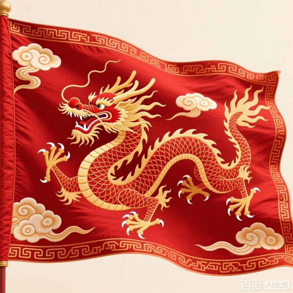 有沒有紅龍旗的設計案例，4款紅龍旗設計案例