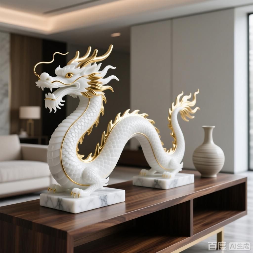 推薦一些現代感強的龍擺件，現代家居裝飾龍擺件推薦，紅龍魚養護指南，