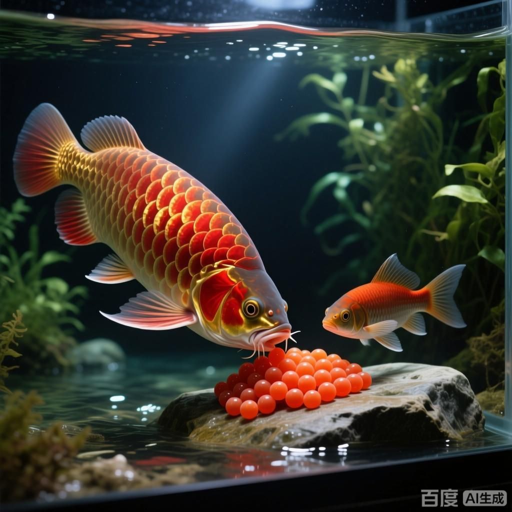 紅龍魚繁殖過程，紅龍魚的繁殖過程
