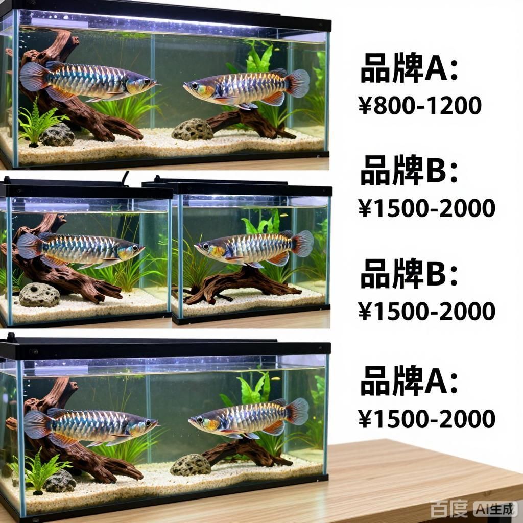 這些品牌的龍魚價格范圍是多少，不同品牌龍魚的價格范圍是多少？