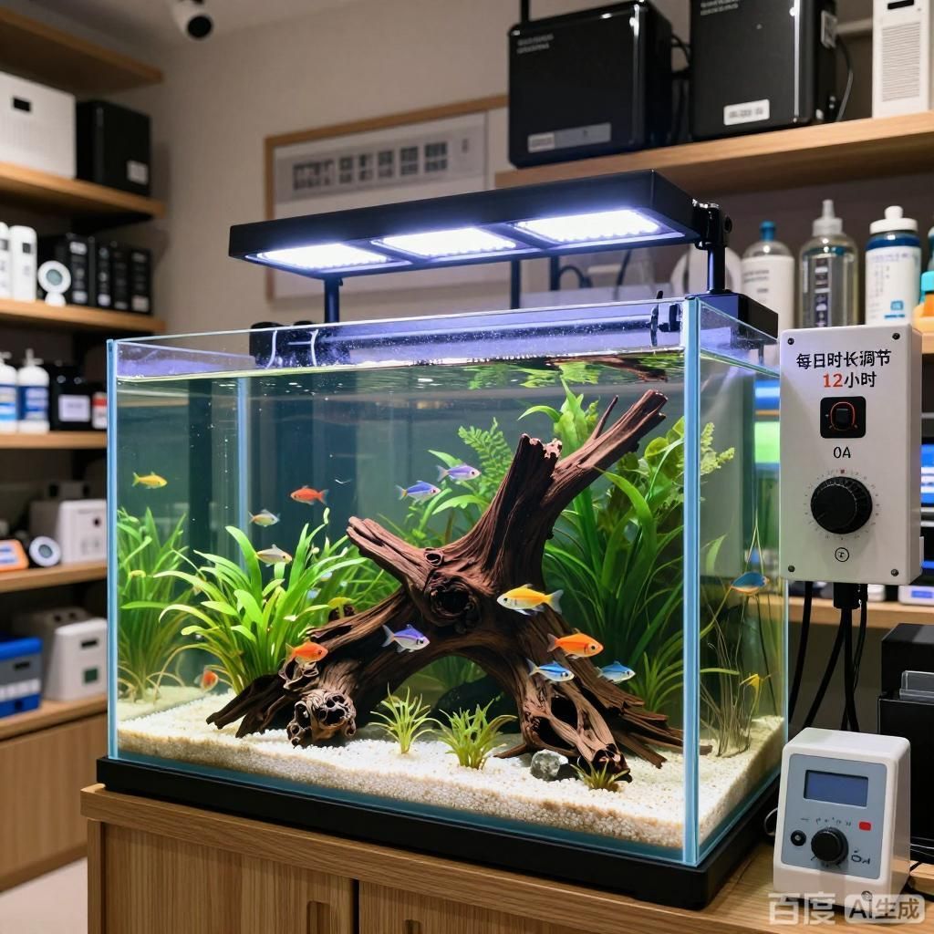 如何設(shè)置魚缸燈光的光照周期？，如何設(shè)置魚缸燈光光照周期
