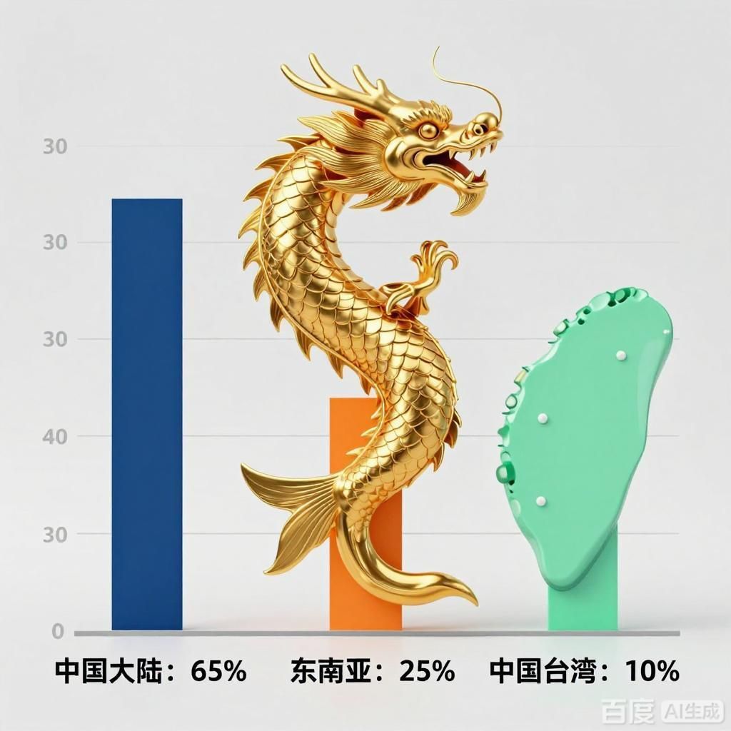 金龍魚在哪些地區市場份額最高？，金龍魚在華南地區市場份額最高20%以上