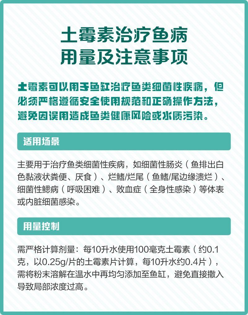 如何正確使用土霉素治療爛尾病，土霉素治療爛尾病用量及注意事項