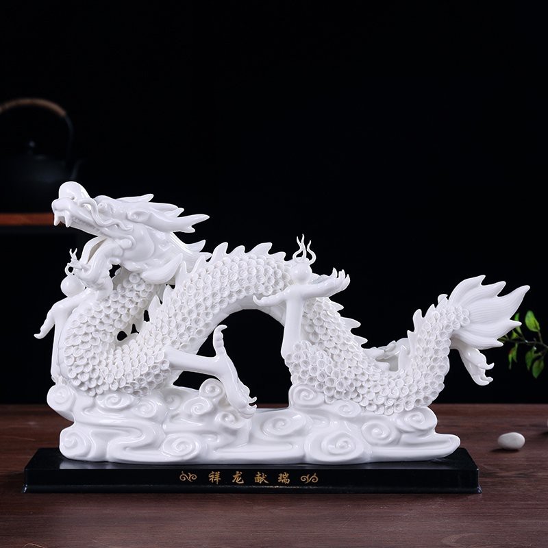 中國龍創意擺件，中國龍創意擺件中國龍文化創意擺件中的精神圖騰