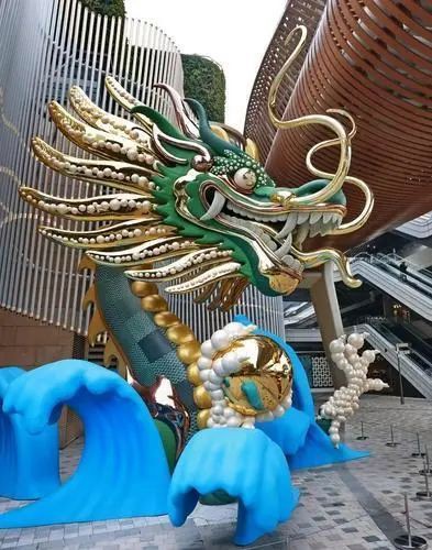 中國龍創意擺件，中國龍創意擺件中國龍文化創意擺件中的精神圖騰