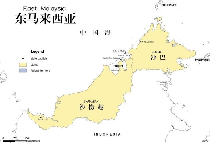 馬來西亞的地圖，馬來西亞地圖為什么分成東西兩部分