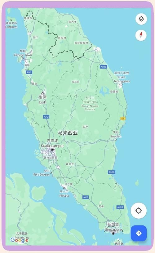 馬來西亞的地圖，馬來西亞地圖為什么分成東西兩部分