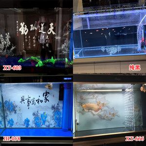 純黑背景魚缸效果