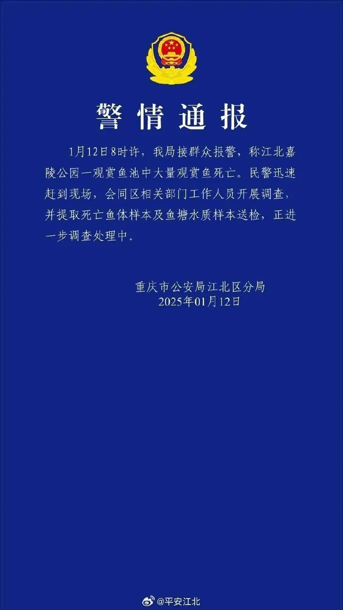 魚死了需要通知相關部門嗎？，→光明網鎮政府回應河道漂浮大量死魚最新回應