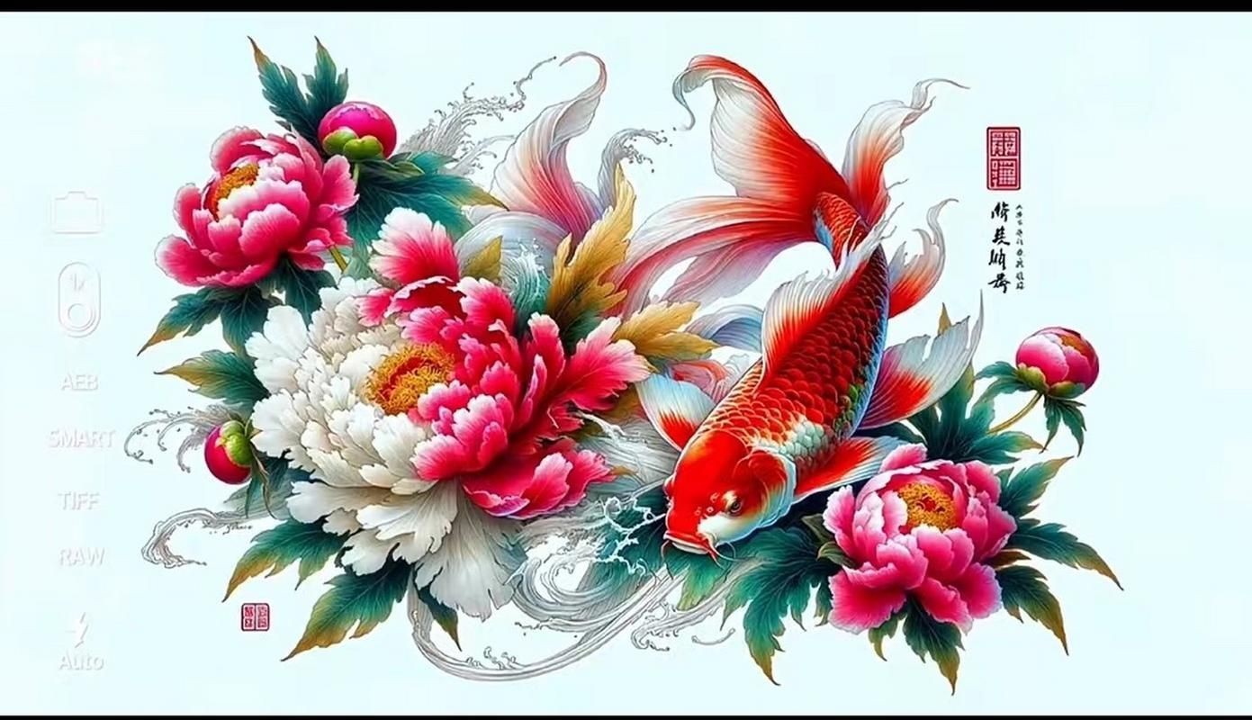 牡丹魚圖片大全大圖，牡丹魚是一種極具觀賞價值的魚類