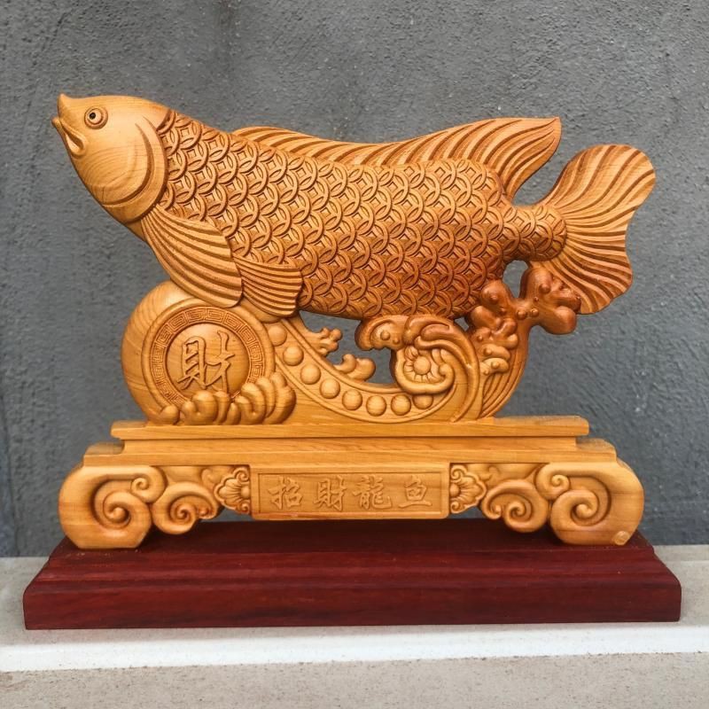 木雕龍魚圖片大全：《木雕龍魚圖片大全》