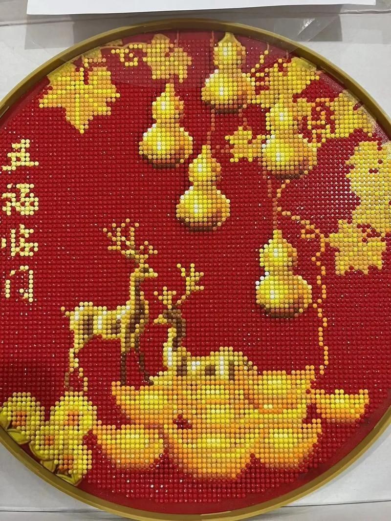 滿鉆鉆石畫成品圖片：2025新款鉆石畫貼滿鉆后我家客廳直接變藝術館