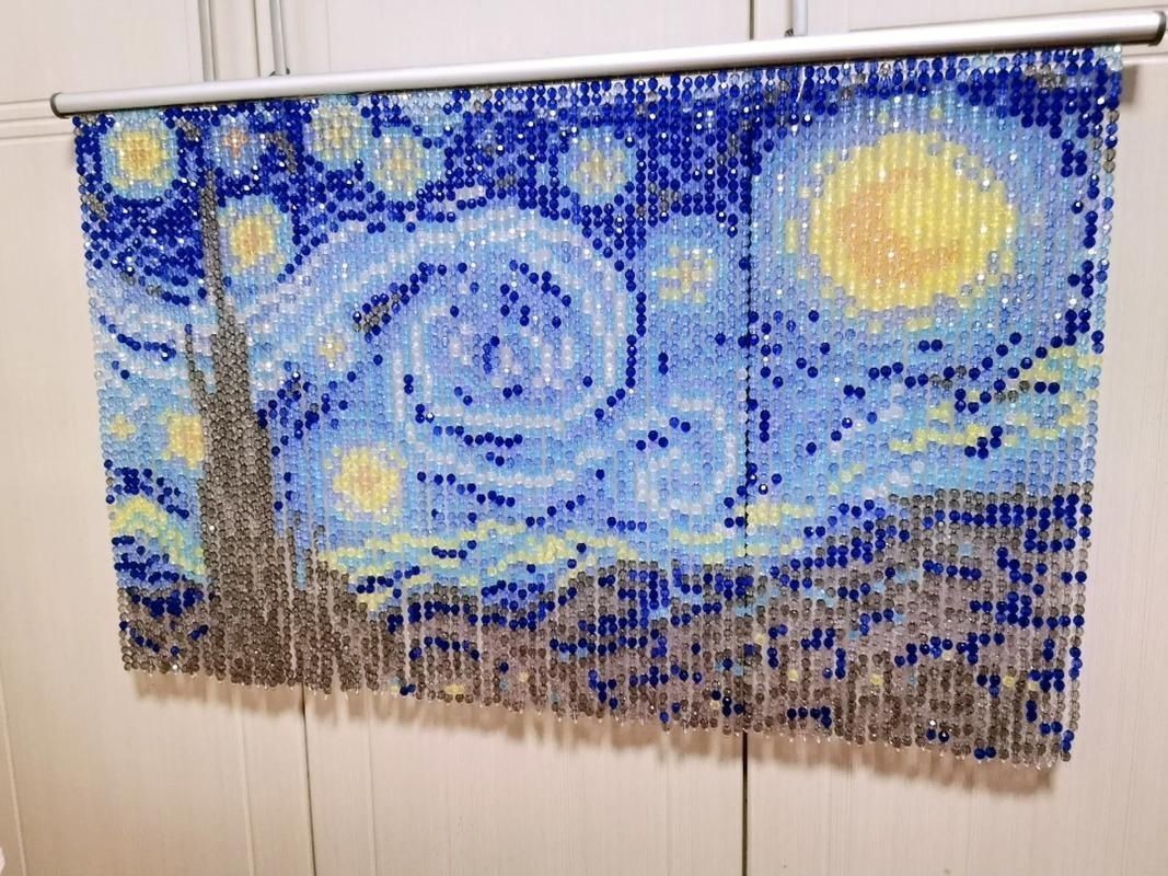 滿鉆鉆石畫成品圖片：2025新款鉆石畫貼滿鉆后我家客廳直接變藝術館