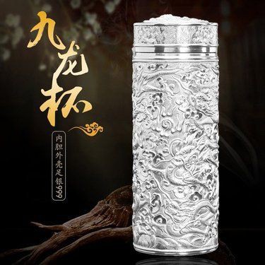 龐彥亮九龍純銀長壽杯多少錢：龐彥亮九龍純銀長壽杯