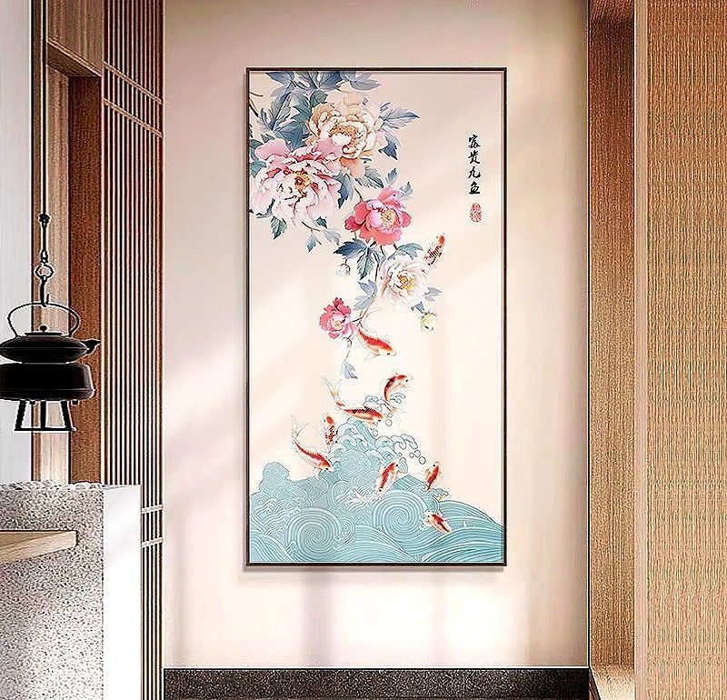 牡丹花和魚在一起的寓意，《牡丹花和魚在一起的寓意》