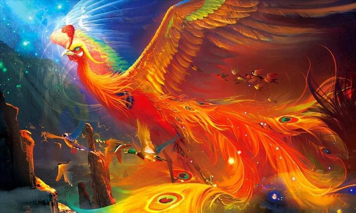 鳳凰銜著元寶的出處和背景故事，鳳凰銜書\