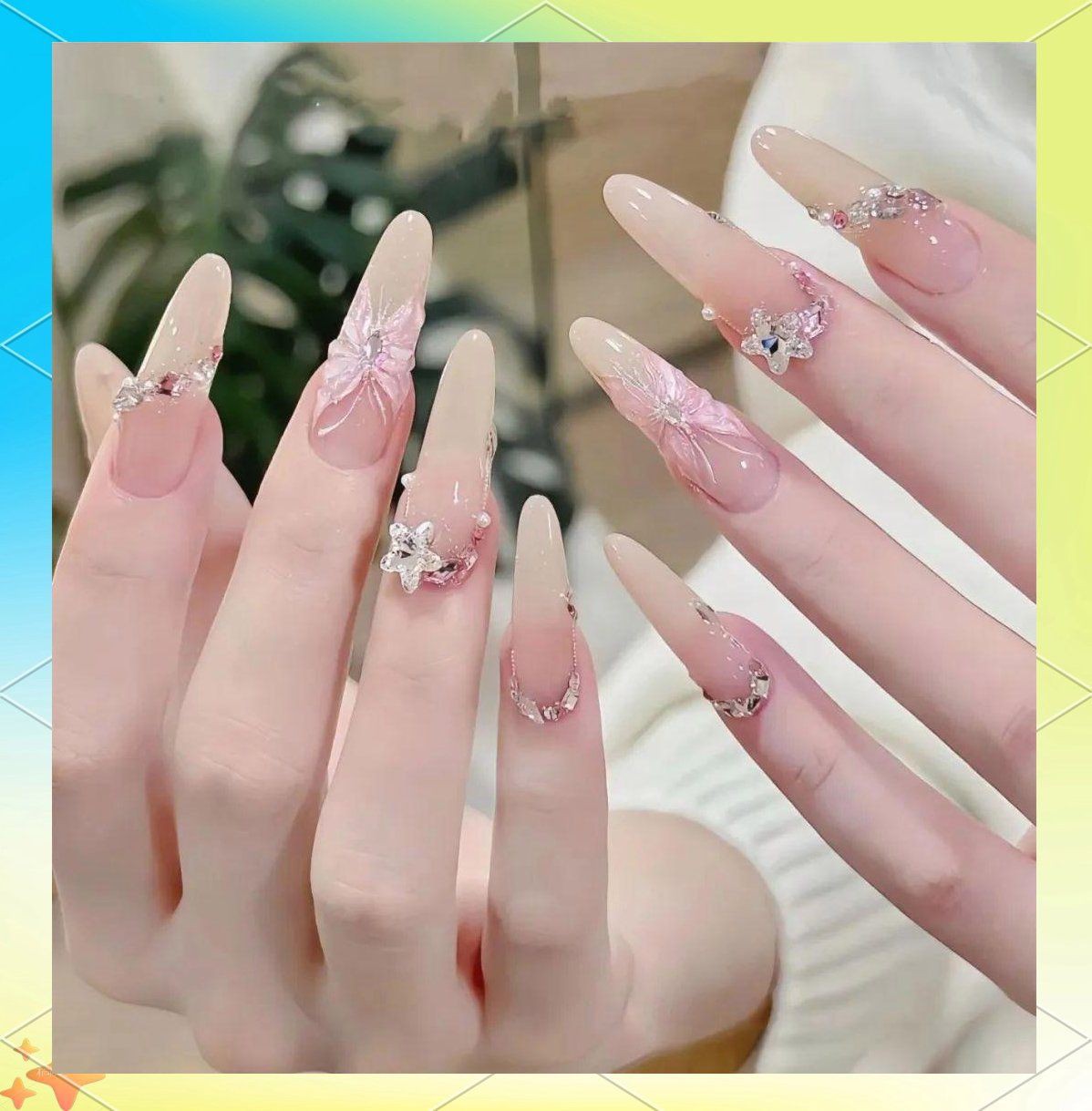 滿鉆短甲圖片，滿鉆短甲圖片展現了多種風格