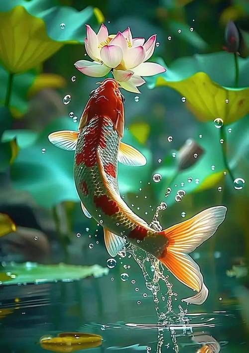 錦鯉鯉魚圖片，錦鯉與鯉魚圖片展示與解析