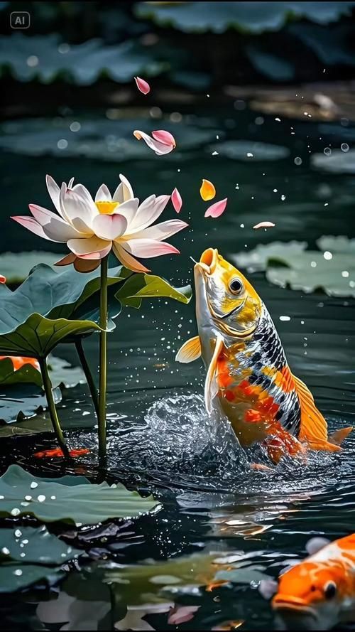 錦鯉鯉魚圖片，錦鯉與鯉魚圖片展示與解析