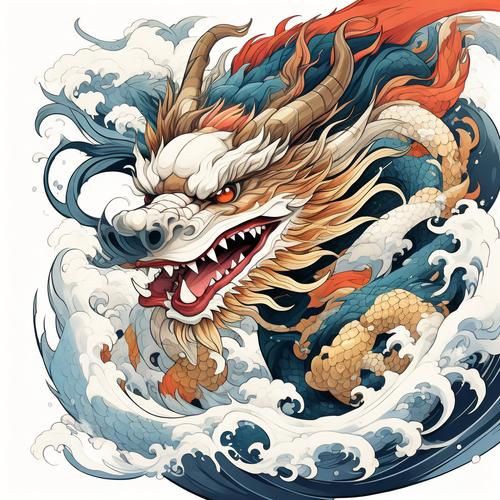 提供100張不同風格的招財龍圖片，100張不同風格的招財龍圖片