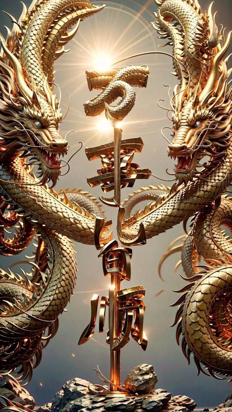 提供100張不同風格的招財龍圖片，100張不同風格的招財龍圖片