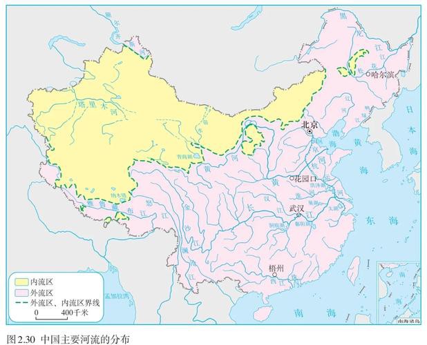 二水族分布地圖全圖，“二水族分布地圖”聚焦于二級(jí)水系的地理空間布局