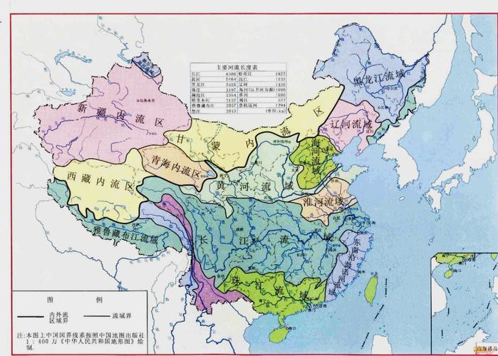 二水族分布地圖全圖，“二水族分布地圖”聚焦于二級(jí)水系的地理空間布局