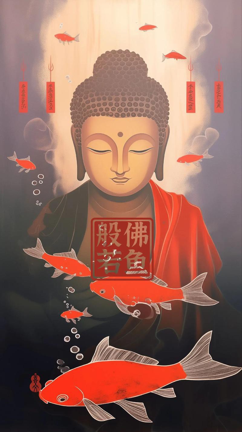 佛與魚的圖片，《佛與魚的圖片》——佛與魚的奇妙相遇
