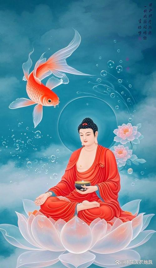 佛與魚的圖片，《佛與魚的圖片》——佛與魚的奇妙相遇