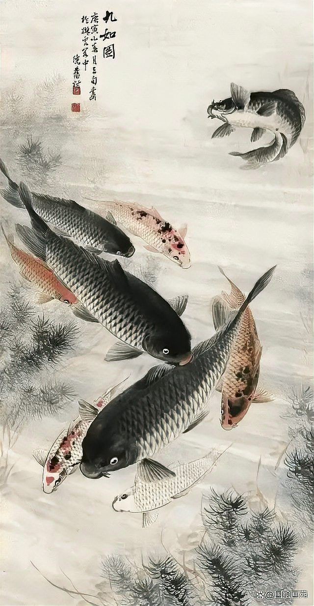 建鯉魚圖，《建鯉圖》以獨(dú)特的藝術(shù)創(chuàng)新展現(xiàn)了獨(dú)特的藝術(shù)創(chuàng)新