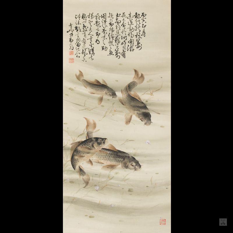 建鯉魚圖，《建鯉圖》以獨(dú)特的藝術(shù)創(chuàng)新展現(xiàn)了獨(dú)特的藝術(shù)創(chuàng)新