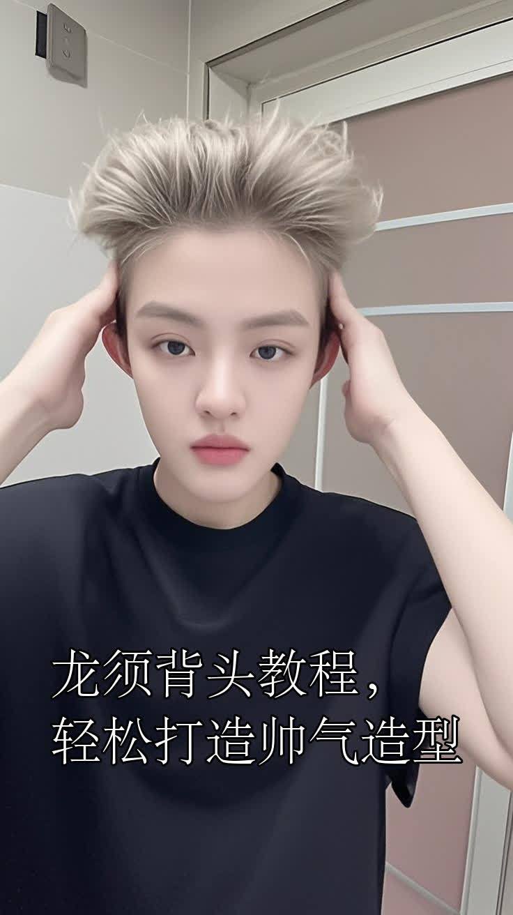 如何打理龍須背頭？，如何打理龍須背頭？龍須背頭入門級教學，一看就會！