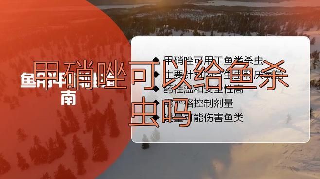 甲硝唑?qū)δ男~(yú)類寄生蟲(chóng)有效？，甲硝唑可以給魚(yú)殺蟲(chóng)嗎