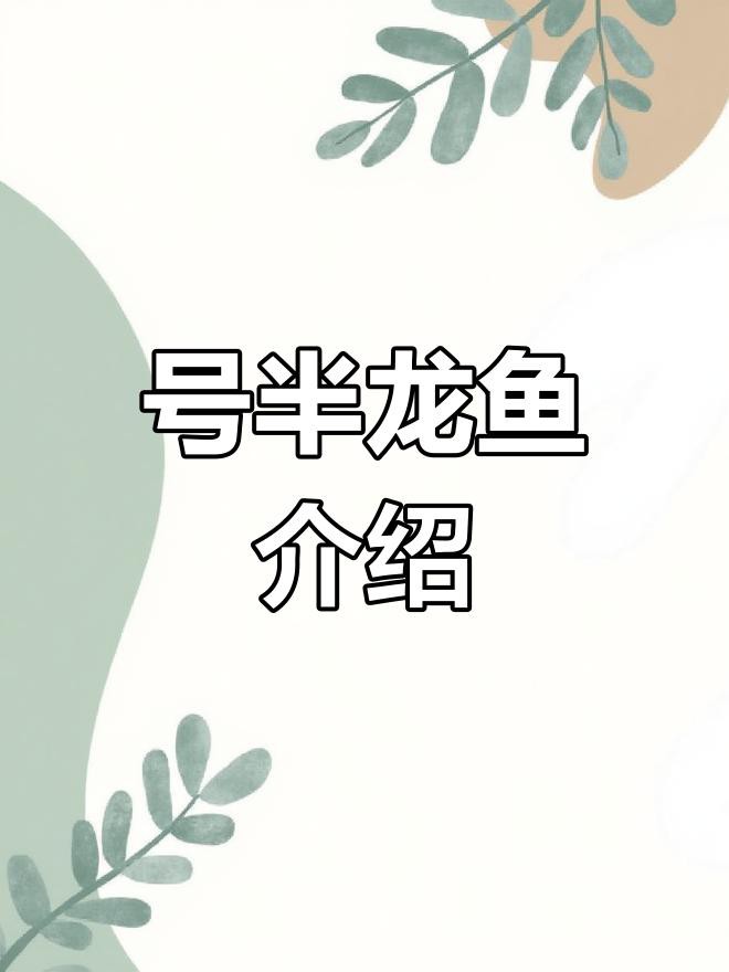 號半龍魚有哪些品種？，號半龍魚并非原生品種而是由超級紅龍與黃尾金龍或青龍雜交培育而成