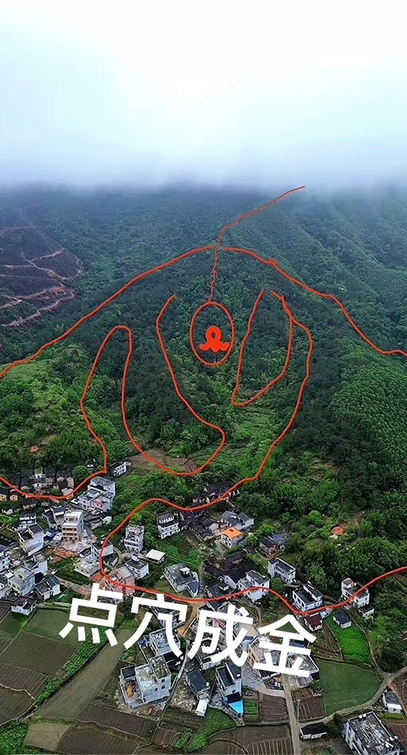 再給我一些風水龍脈圖解的實例，風水龍脈圖解實例