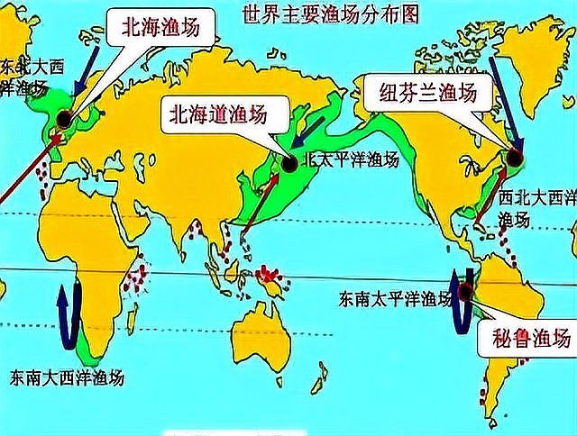 全球十大漁場，全球十大漁業漁場