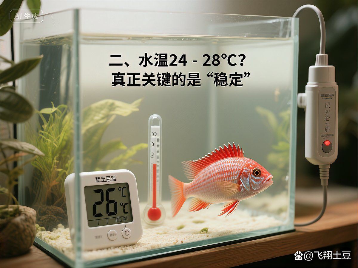 紅尾美人魚好養嗎，養紅尾皇冠魚總出問題90%的人都忽略了這3個關鍵數據