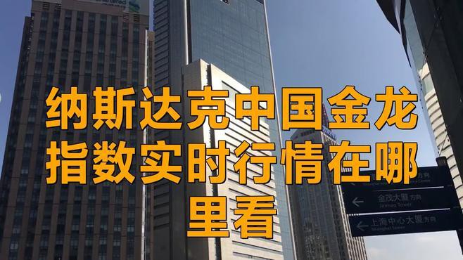 如何實時追蹤美股金龍指數？，美股金龍指數（納斯達克中國金龍指數）