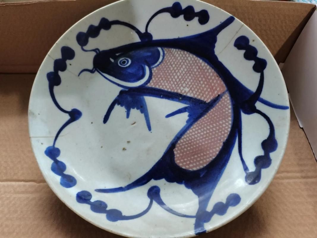 民國(guó)魚盤10萬以上圖片，民國(guó)時(shí)期民國(guó)魚盤