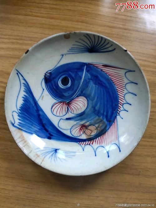 民國(guó)魚盤10萬以上圖片，民國(guó)時(shí)期民國(guó)魚盤