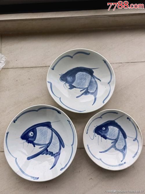 民國(guó)魚盤10萬以上圖片，民國(guó)時(shí)期民國(guó)魚盤