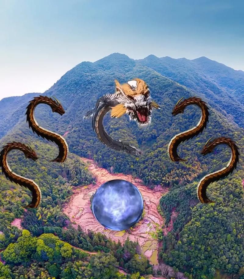 提供幾張龍形地的風水圖片，《龍形地風水圖片相關摘要》
