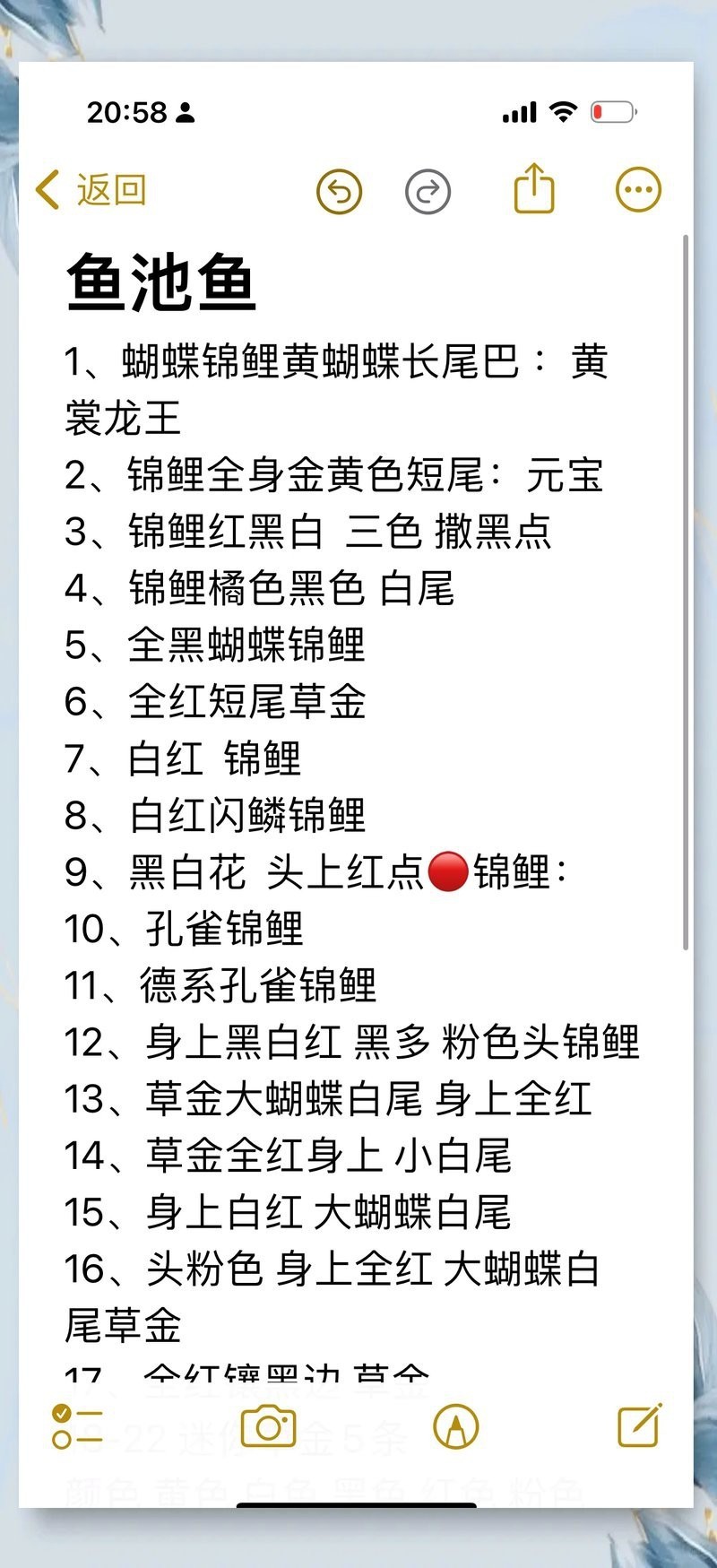 養魚5條不是一般人，《養魚5條不是一般人》