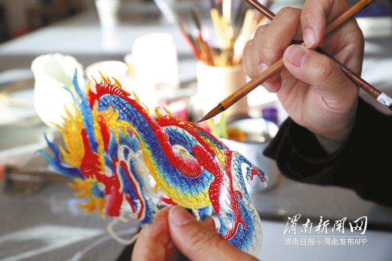 關(guān)于龍的工藝作品，渭南非遺作品里的“龍元素”