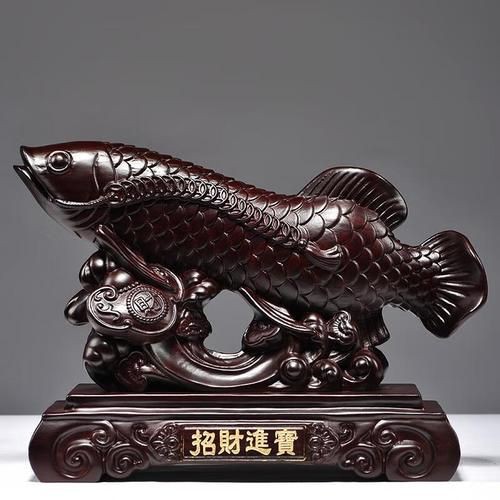 給我推薦一些高清的金龍魚木雕圖片，金龍魚木雕圖片