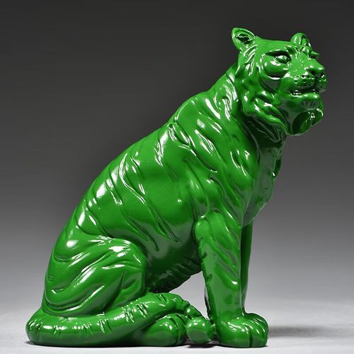 綠色老虎雕塑，曬你與虎跑公園的老照片杭州日報曬你與虎跑公園的老照片