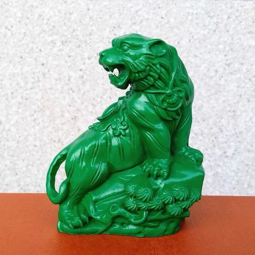 綠色老虎雕塑，曬你與虎跑公園的老照片杭州日報曬你與虎跑公園的老照片