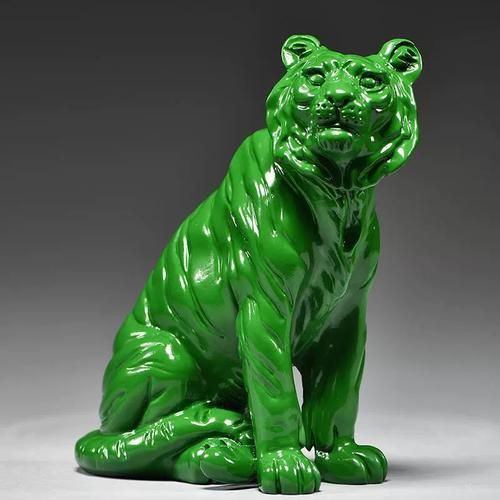 綠色老虎雕塑，曬你與虎跑公園的老照片杭州日報曬你與虎跑公園的老照片