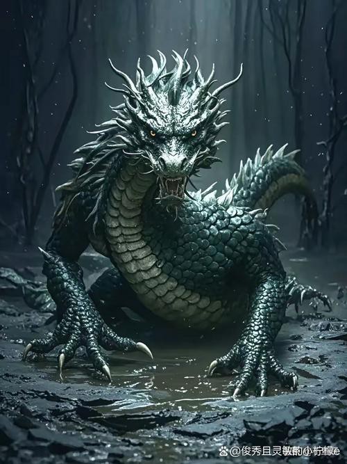 推薦一些著名的風水龍圖片，中國風水墨龍設計素材