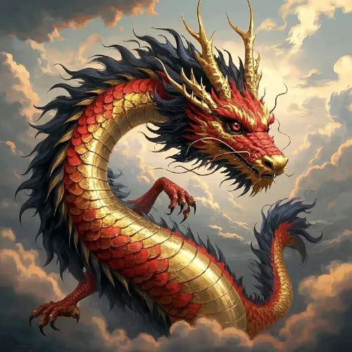 推薦一些著名的風水龍圖片，中國風水墨龍設計素材